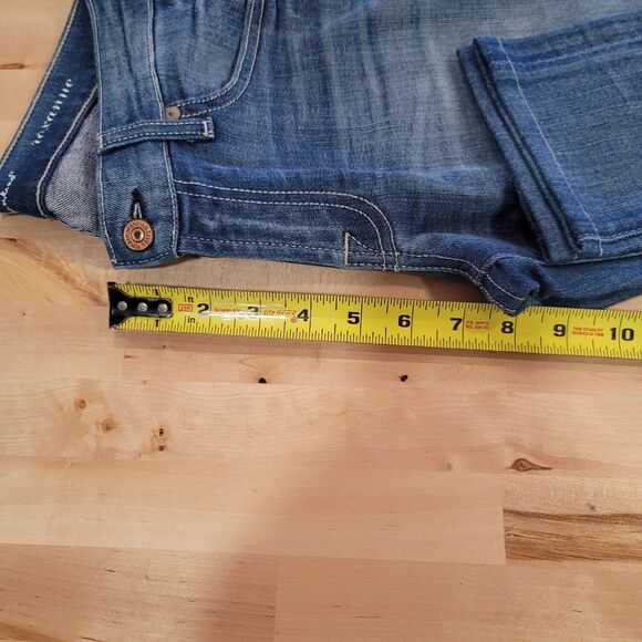 7 For All Mankind Roxanne Ankle Jean 27 Denim Medium Wash Skinny - Picture 5 of 15